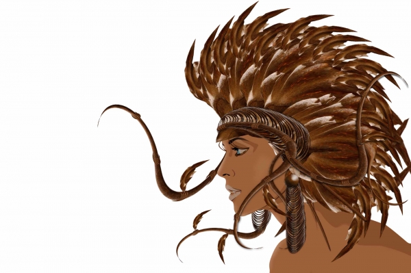 Creation of Warrior Princess: Step 7